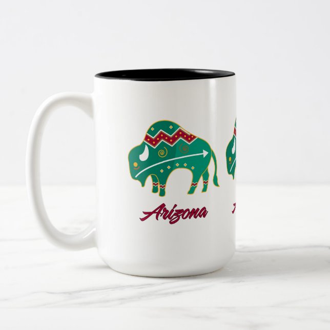 Taza Bicolor Buffalo Clan Arizona (Izquierda)
