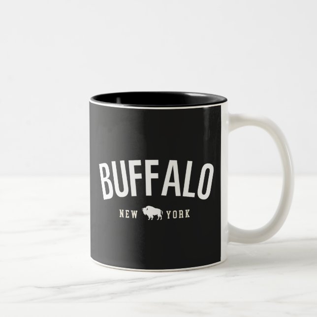 Taza Bicolor Buffalo Nueva York (Derecha)