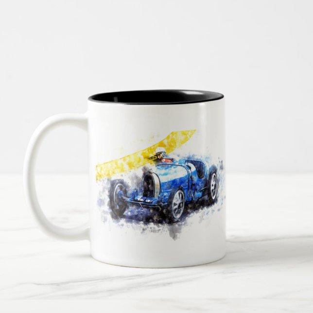 Taza Bicolor Bugatti 35 (Izquierda)