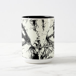 Taza Bicolor búho
