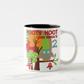 Taza Bicolor Búho camisetas y regalos de cumpleaños