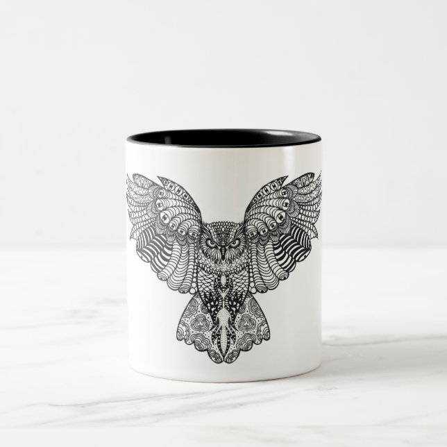 Taza Bicolor Búho de Eagle inspirado (Centro)
