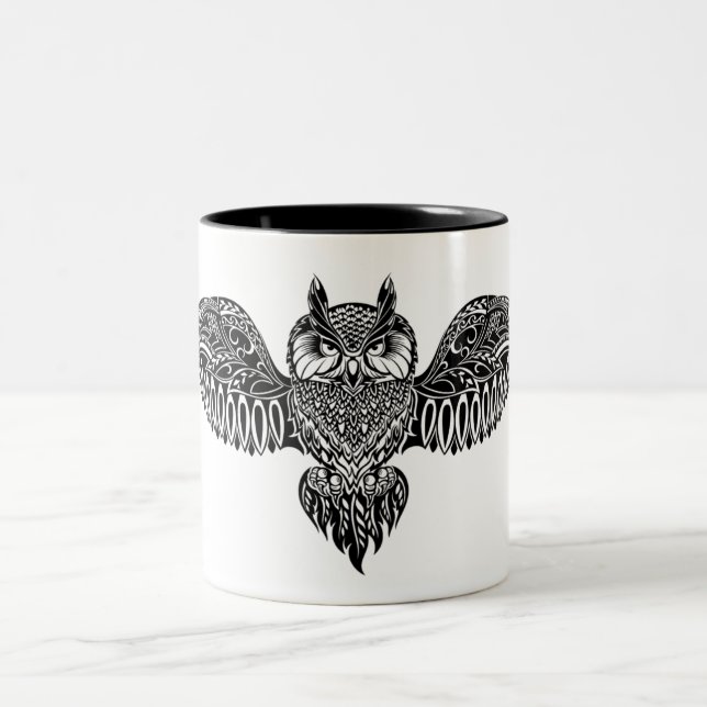Taza Bicolor Búho inspirado (Centro)