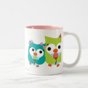 Taza Bicolor Búhos del verano