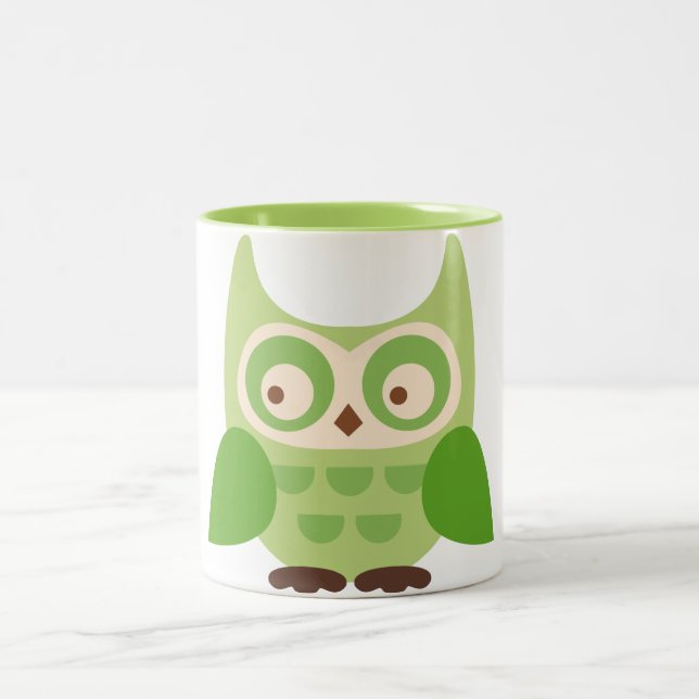 Taza Bicolor Búhos lindos (Centro)