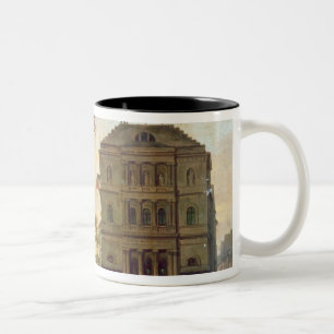 Taza Bicolor Bulevar San Martín y el teatro de