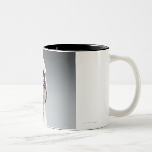 Taza Bicolor Bulldog blanco (Derecha)