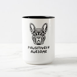 Taza Bicolor Bulldog doloroso