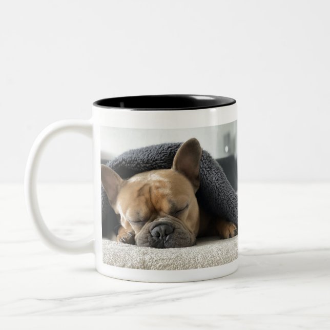Taza Bicolor Bulldog francés (Izquierda)