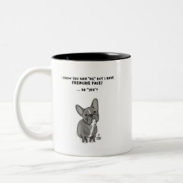 Taza Bicolor Bulldog francés Mug