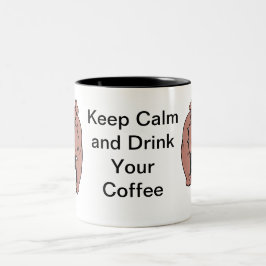 Taza Bicolor Bulldog Mug