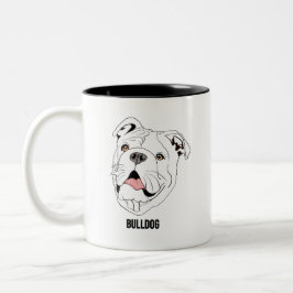 Taza Bicolor Bulldog mugs