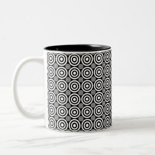 Taza Bicolor Bullseye Coffee Mugs