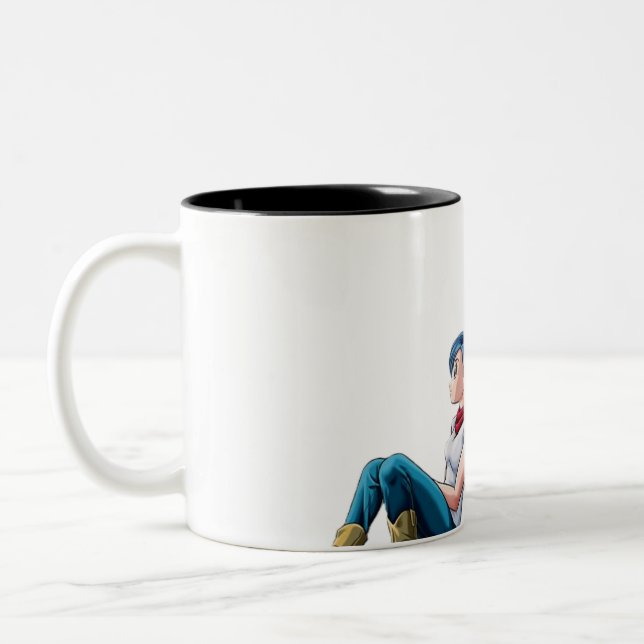 Taza Bicolor Bulma e vegeta mugs (Izquierda)