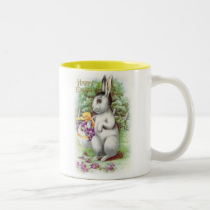 Taza Bicolor Bunny Floral Easter