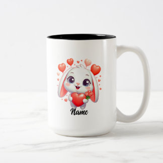 Taza Bicolor Bunny Love Mug