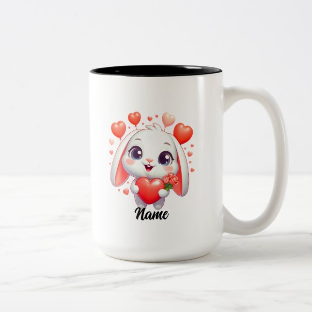 Taza Bicolor Bunny Love Mug (Derecha)