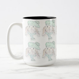 Taza Bicolor Bunny mug
