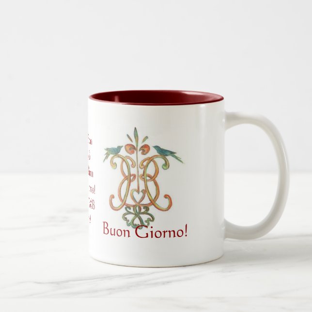 Taza Bicolor ¡Buongiorno! (Derecha)