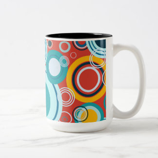 Taza Bicolor Burbujas coloridas
