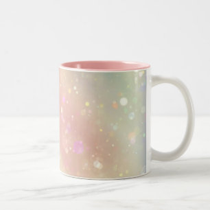 Taza Bicolor Burbujas Pastel Lindas