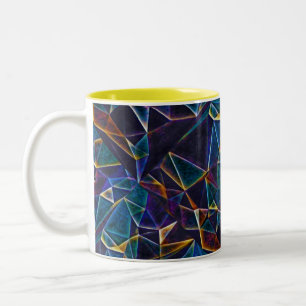 Taza Bicolor Burbujas rotas Café Mug