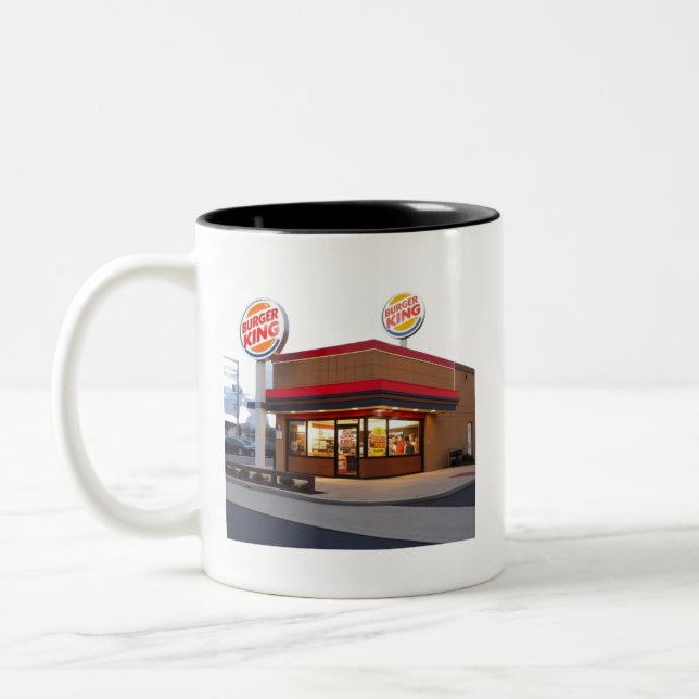 Taza Bicolor burger king mug (Izquierda)