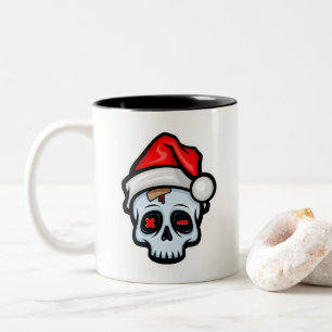 Taza Bicolor Burla de Navidades divertidos, estilo Personalizad