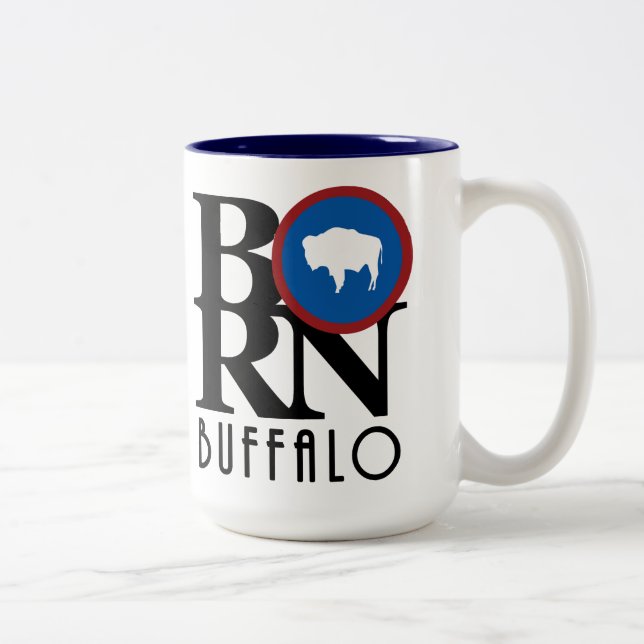Taza Bicolor BURN Buffalo 15 oz (Derecha)