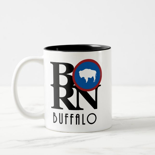 Taza Bicolor BURN Buffalo Wyoming 11oz (Izquierda)