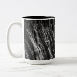 Taza Bicolor Burney baja en blanco y negro