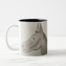Taza Bicolor Burro adorable