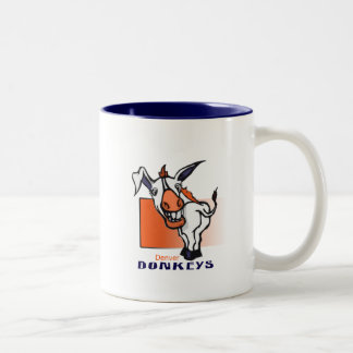 Taza Bicolor Burros de Denver (taza)