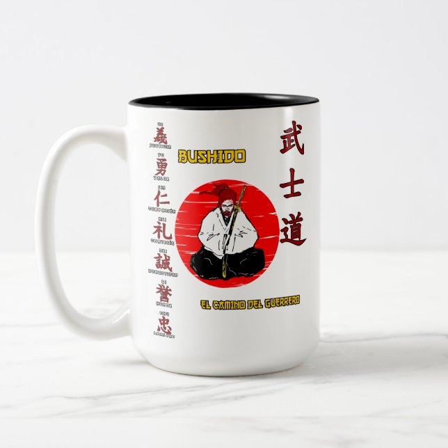 Taza Bicolor Bushido - The Wai of the Warrior (Izquierda)