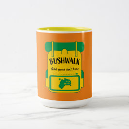 Taza Bicolor bushwalk australia travel mug