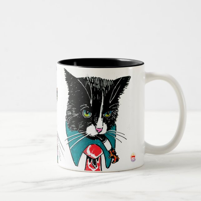 Taza Bicolor Business Kitties Mug (Derecha)