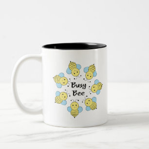 Taza Bicolor Busy Bee