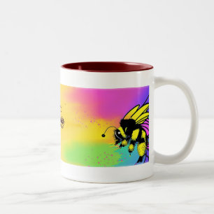 Taza Bicolor Busy-Bee Tea Mug