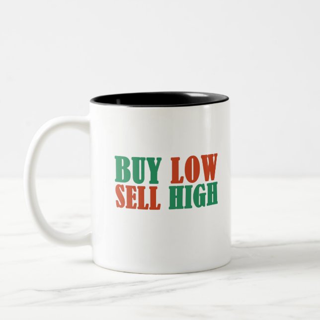 Taza Bicolor buy low sell high (Izquierda)