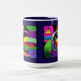 Taza Bicolor C & G Mug monogramada