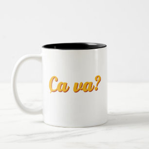 Taza Bicolor Ca Va Cómo se vintan las palabras y frases en fran