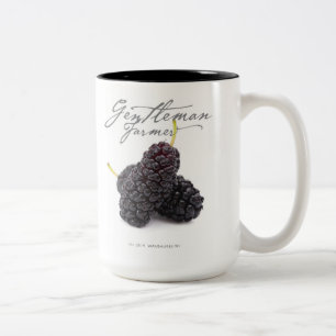 Taza Bicolor Caballero agricultor 15 oz. Café Mug (morera)