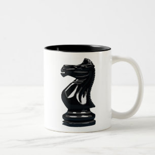 Taza Bicolor Caballero negro