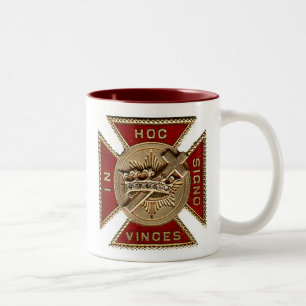 TAZA BICOLOR CABALLEROS TEMPLAR