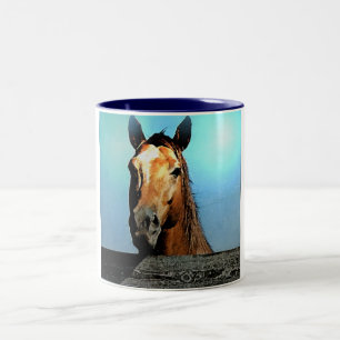 Taza Bicolor Caballo