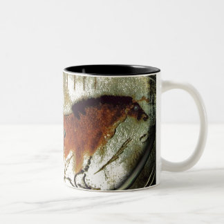 Taza Bicolor Caballo antiguo por Gregory Gallo