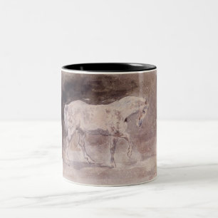 Taza Bicolor Caballo blanco (por Eugene Delacroix)