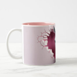 Taza Bicolor Caballo Cute