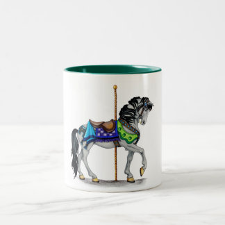 Taza Bicolor Caballo de carrusel