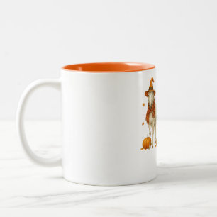 Taza Bicolor Caballo de Otoño Caballo Occidental de Otoño con